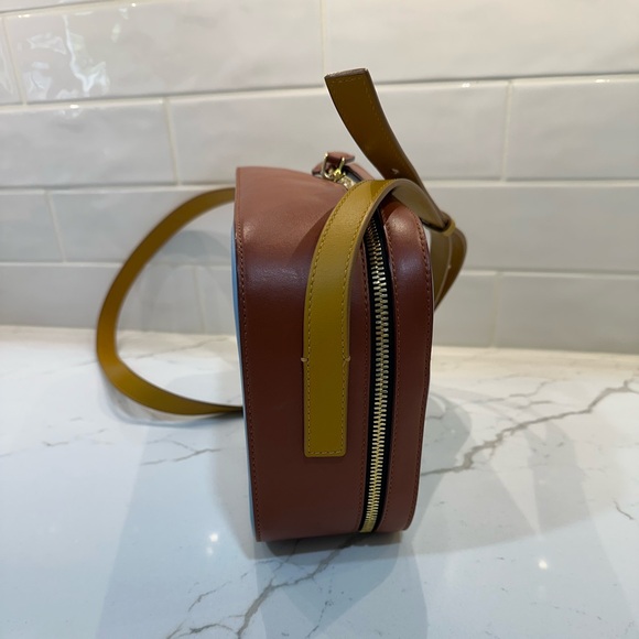 ❌SOLD❌Marni color block camera bag leather blue yellow brown - Picture 6 of 10